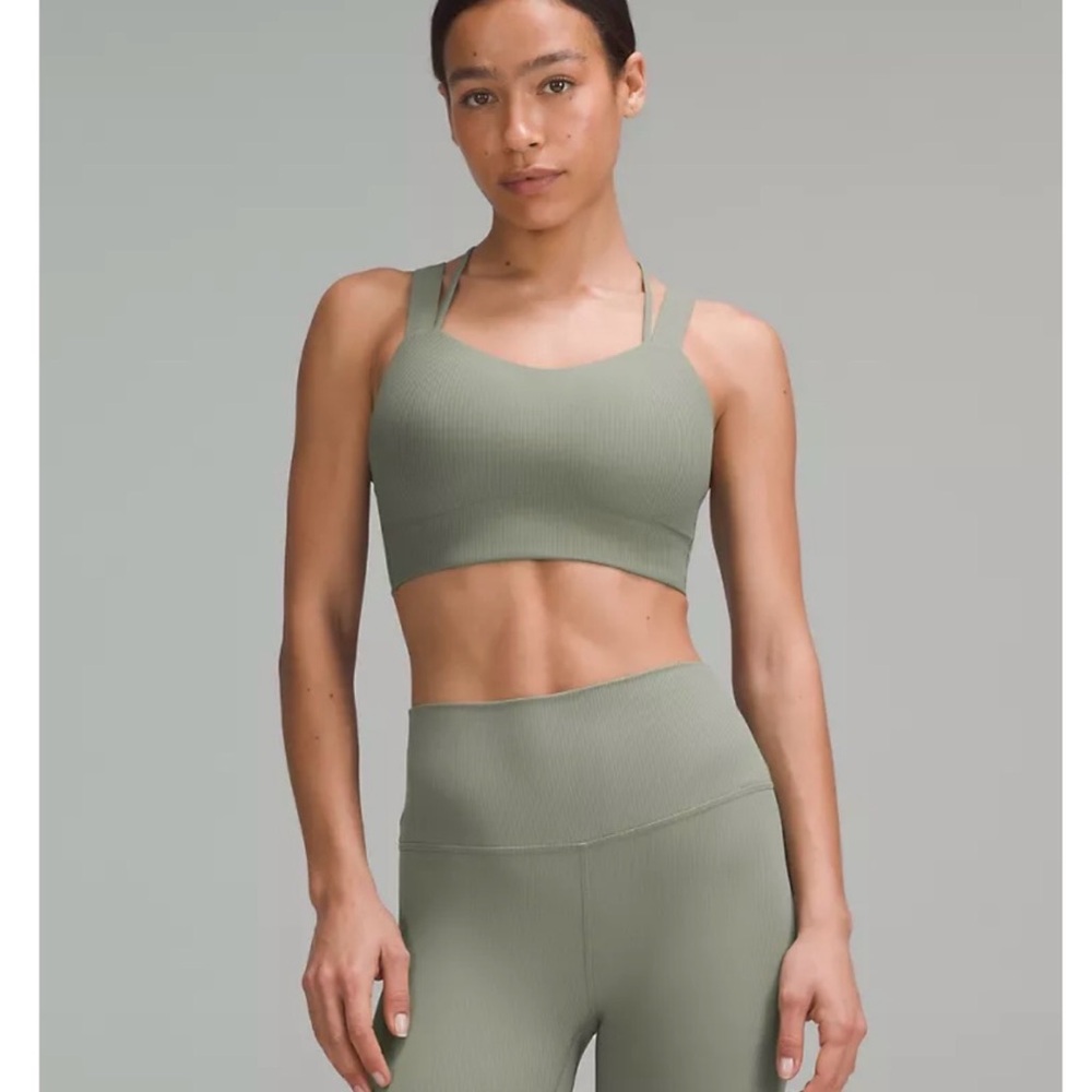 Lululemon Like a Cloud Longline Bra Ribbed